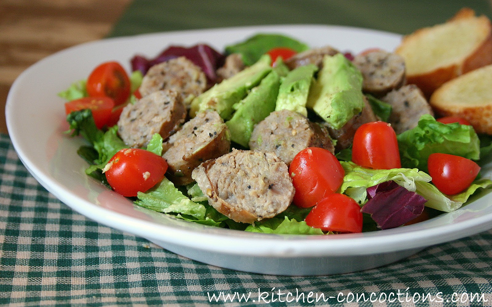 italian sausage green salad